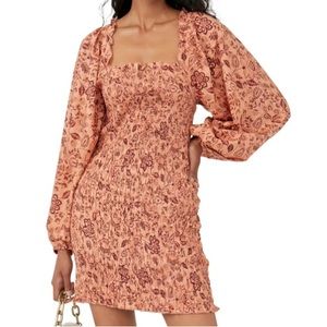 Free People Smock It To Me Minidress 50% OFF